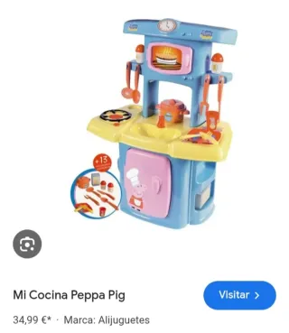 Cocinita de juguete y paraguas Princesas