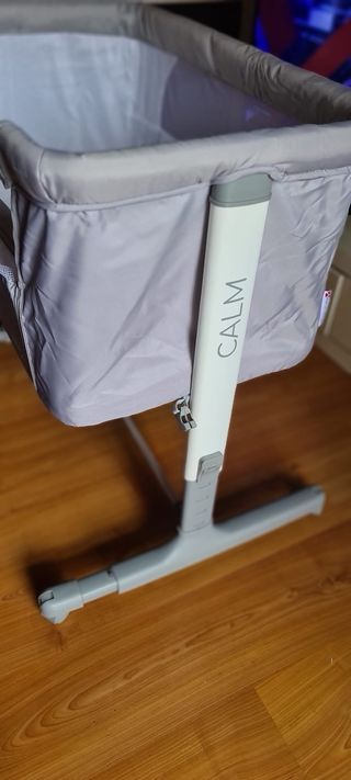 Cuna de bebé Asalvo gris