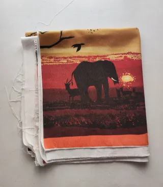 Lote de retales estampados