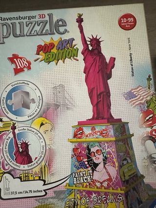 Puzzle 3D Ravensburger Pop Art Estatua Libertad