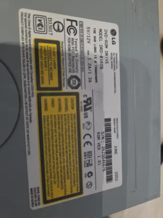 Lector CD/DVD LG, Philips + Disquetera