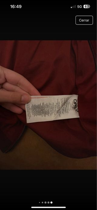 Bomber fina Only roja