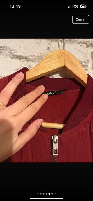 Bomber fina Only roja