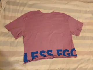 Camiseta Pull&Bear rosa MORE ECO