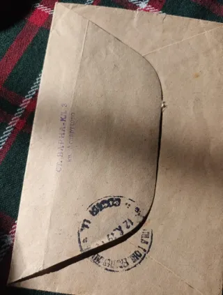 Busta antica Bulgaria con francobolli