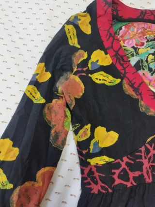 Vestido algodón Desigual Talla M-L