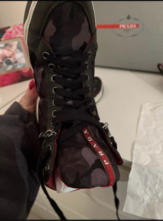 Sneakers alte Prada camouflage