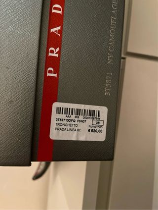 Sneakers alte Prada camouflage