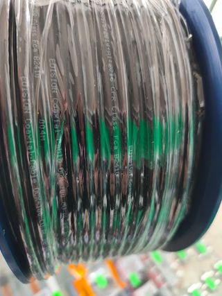 Cabo Coaxial RG6 Edision OCX-100 CU Preto 100m