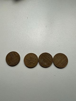 Lote 17 monedas República Francesa