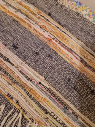 2 Tappeti Etnici 200x70 cm Tessuto