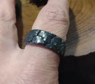 Anillo Acero Vikingo con Runas