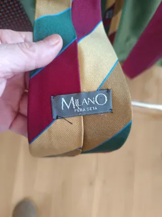Corbatas Milano Multicolor y Rosa