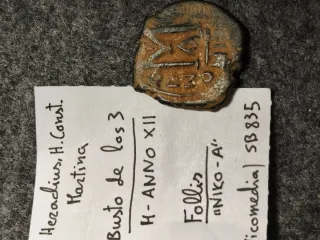 Moneda Romana Bizantina Antigua