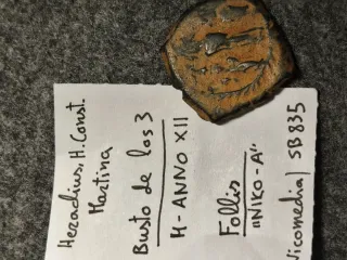 Moneda Romana Bizantina Antigua