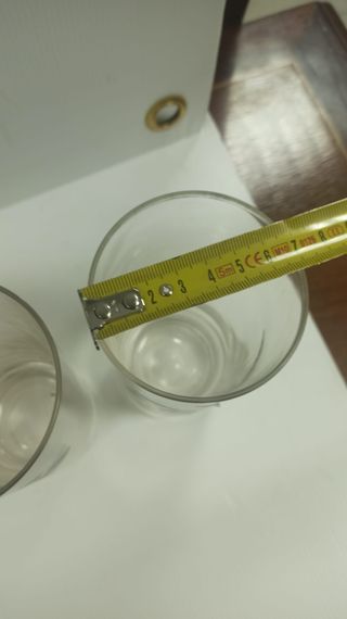 Juego de  vasos con diseño de sol y aves