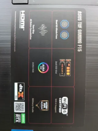 Portátil ASUS TUF Gaming F15 FX506HE-HN012