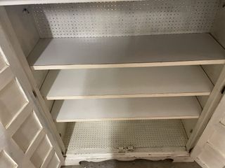 Mueble consola antiguo madera y metal