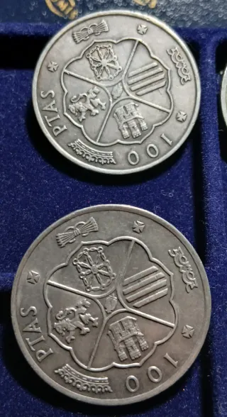4 Monedas Plata Franco Caudillo España 1966