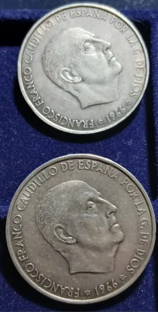 4 Monedas Plata Franco Caudillo España 1966