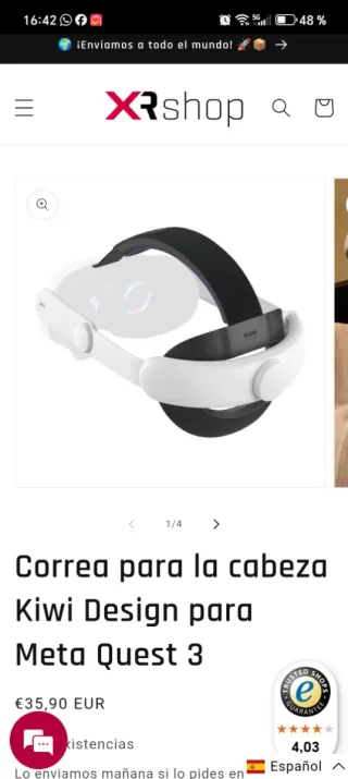 Cinturino Kiwi Design per Meta Quest 3