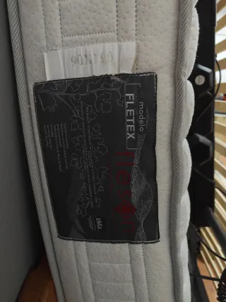 Somier articulado 90cm+colchón