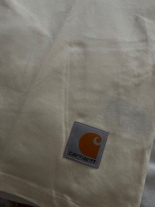 Camiseta Carhartt Beige con Logo Montaña