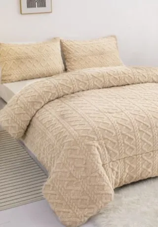 Edredón borrego y sherpa oferta