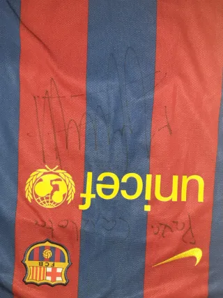 Camiseta FC Barcelona Firmada Antigua