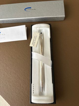 Bolígrafo Cross Plata Sterling