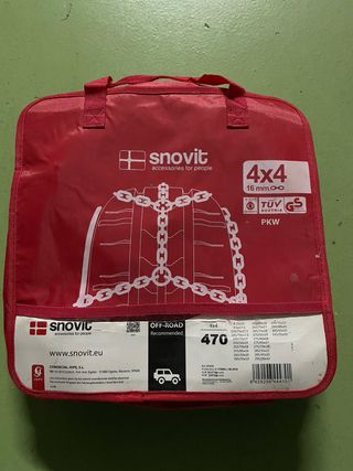 Cadenas nieve 4x4 talla 470