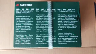 Batteria Parkside 20V 4Ah PAP 204 A1