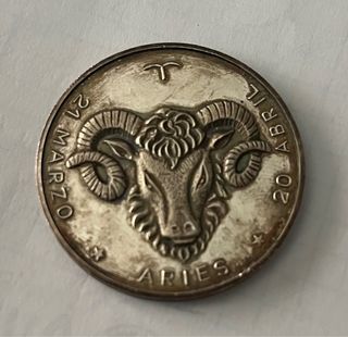 Moneda ELITE Aries Plata Fina 999 25gr