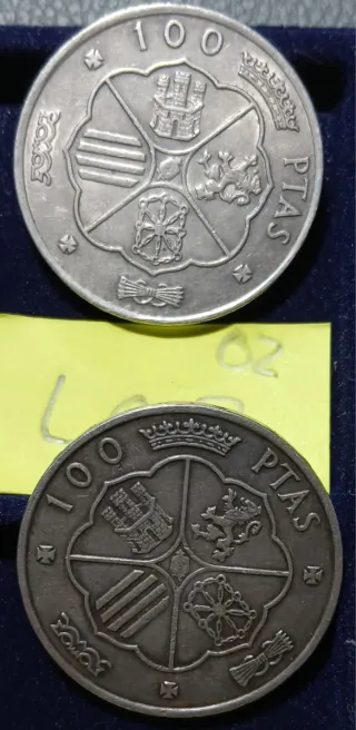 4 Monedas Plata Francisco Franco 1966