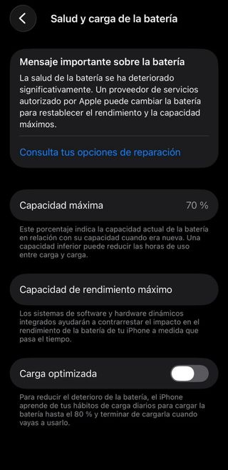 iPhone 12 mini 70% Batería Negro precio negociable
