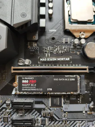 Placa Base + i5 9400f + 16gb RAM + 2tb ssd