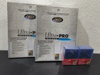 Hojas Ultra Pro Silver Series y Toploaders