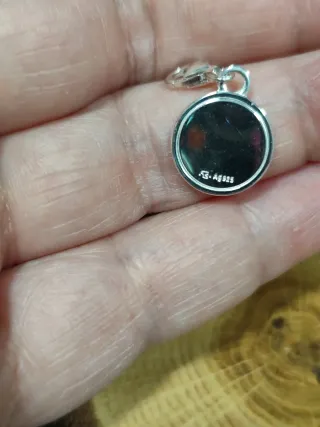 Charm Thomas Sabo C Plata y Blanco,plata de ley