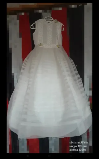 Vestido de Comunión regalo  muñeca