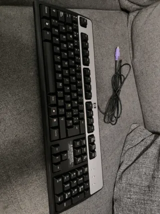 Tastiere HP Nero/Argento