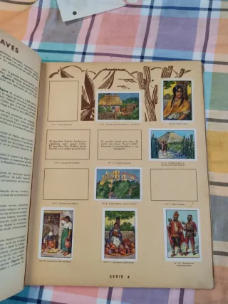 Libro antiguo de cromos De 1934