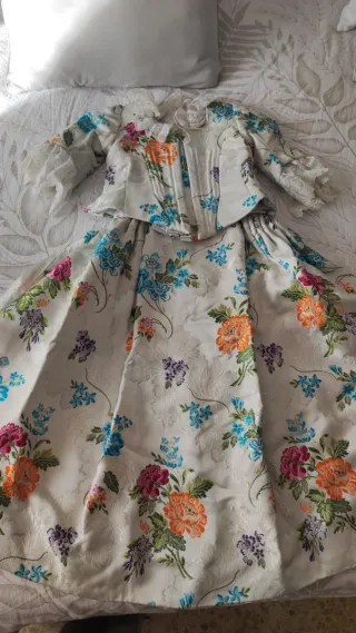 Traje Fallera Niña + Zapatos Talla 27/29