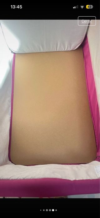 Minicuna colecho Chicco morada