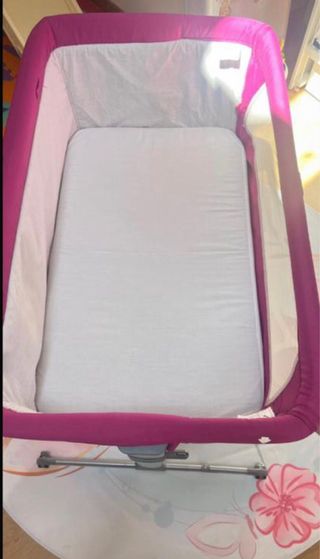 Minicuna colecho Chicco morada