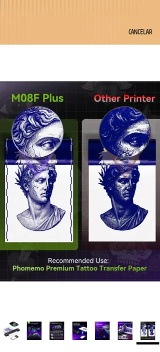 Impresora Tatuajes Inalámbrica Portátil