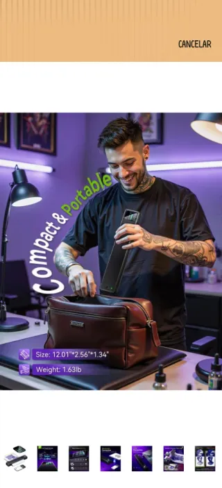 Impresora Tatuajes Inalámbrica Portátil