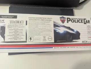Coche RC Policía Radio Control