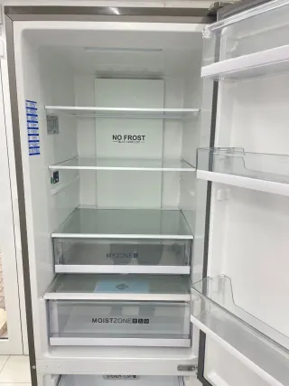 Nevera Haier Combi Plata