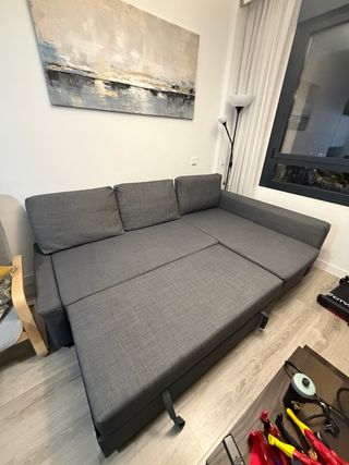 Sofá Cama Ikea Gris Friheten
