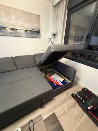 Sofá Cama Ikea Gris Friheten